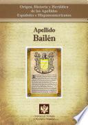 libro Apellido Bailén